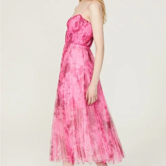 Monique Lhuillier Pink Tulle Dress - Picture 2 of 5
